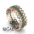 Crown Emerald Band - Hadley No. 5